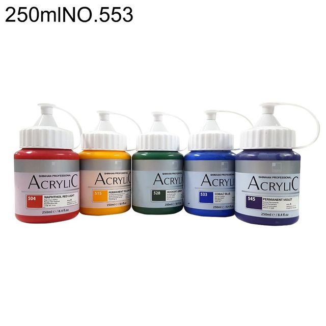 오피스용품 문구 아크릴물감 250ml NO.553 번트시엔나