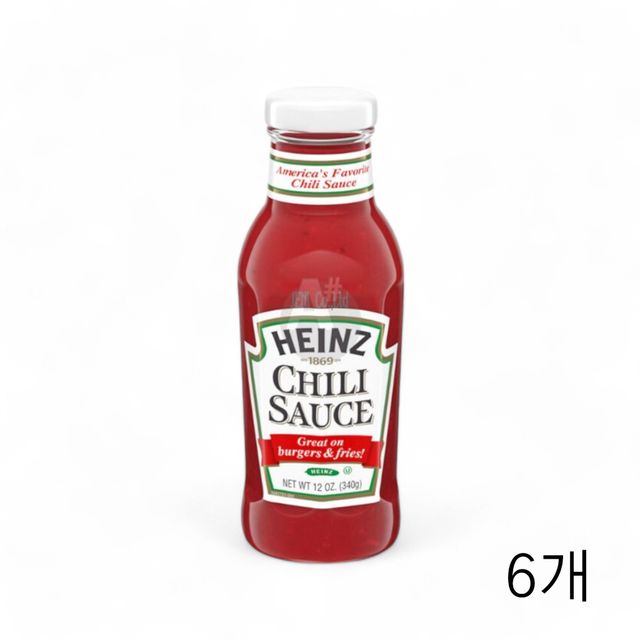 WL 하인즈 칠리소스 340g X 6개 쌀국수 샤브샤브 월남쌈소스 딥핑소스 칠리양념 디핑소스