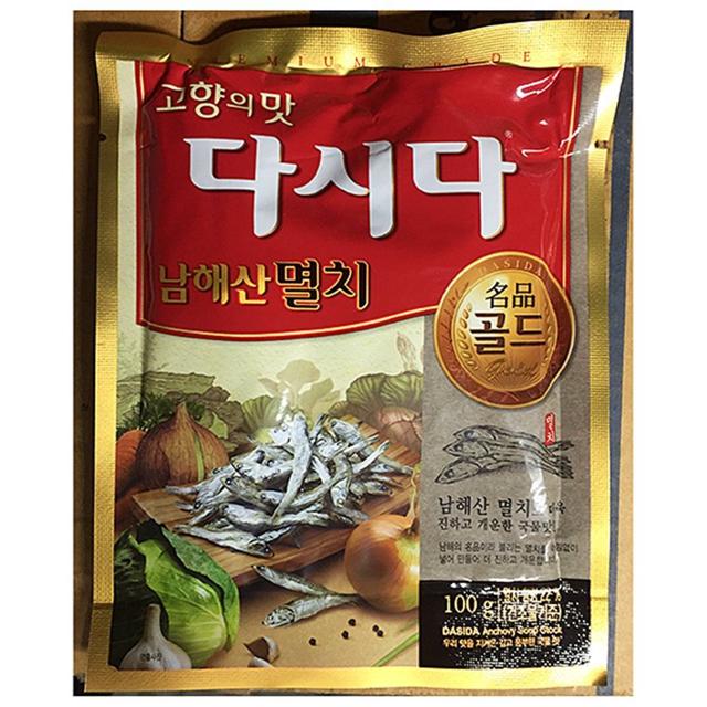 업소용 식자재 고향의맛 멸치다시다 골드 백설 100g