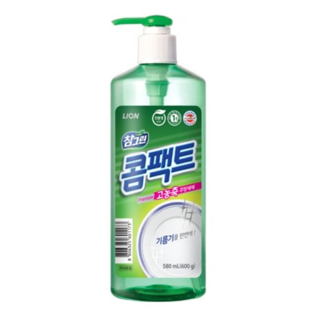 CJ 참그린 주방세제 콤팩트600g 펌프용