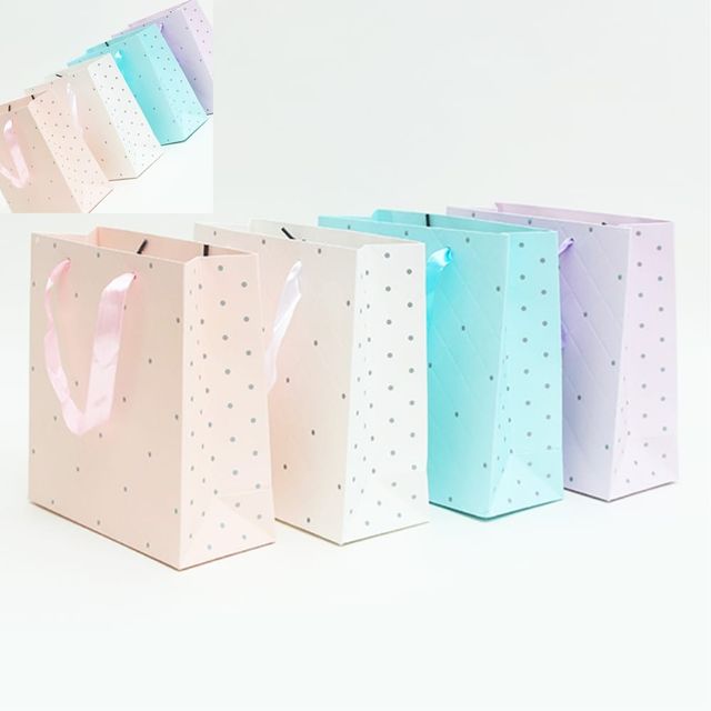 러블리쇼핑백 대 34x34x12 10매입 대형종이쇼핑백 사각종이백 선물포장용 가방포장