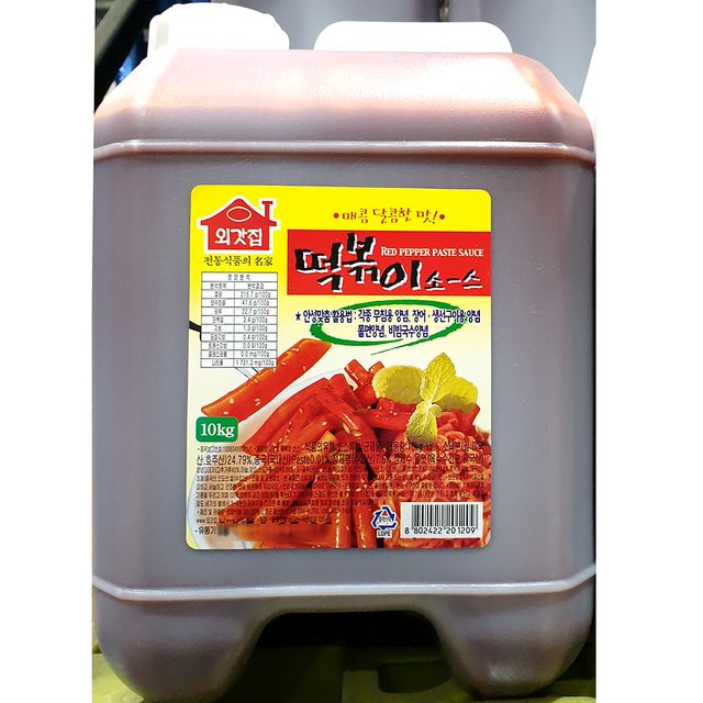 업소용 식당 분식점 식자재 외갓집 떡볶이소스 10kg
