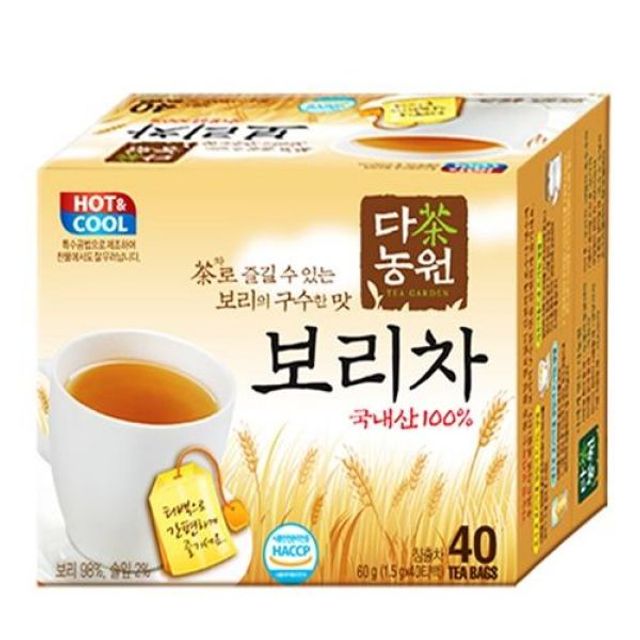 다농원 보리차 40T 티백 건강한 곡물차 카페인 프리