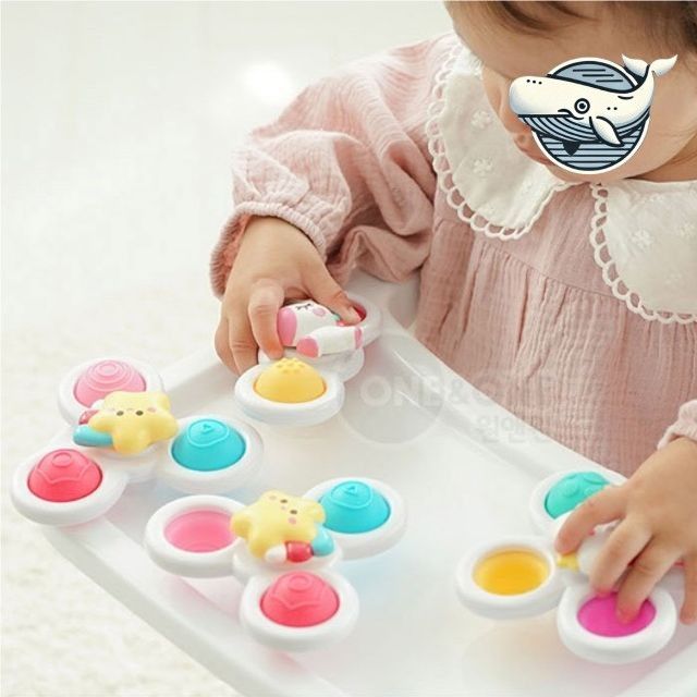 유아 손피아노 촉감놀이 흡착식 딸랑이