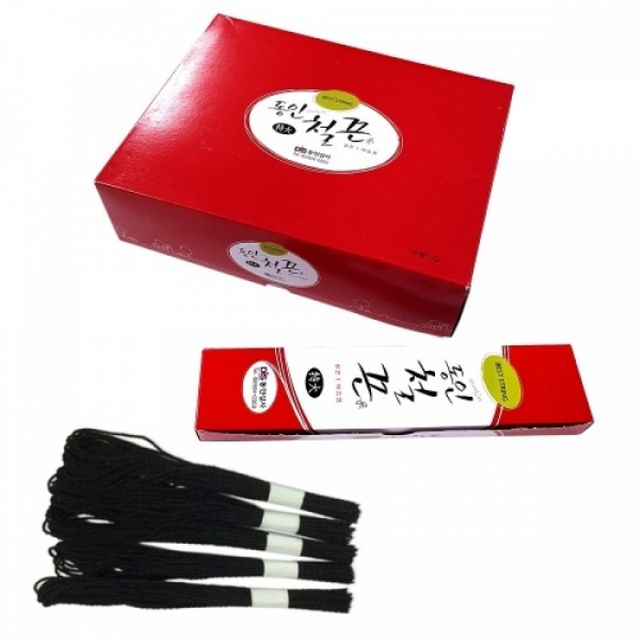 동인 철끈 50cm 검정색 끈 만들기용품 학습준비물 서류철끈 사무용품 서류끈