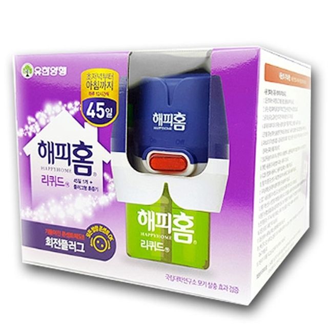 유한 해피홈 리퀴드 훈증기 플러그형 리필액 세트