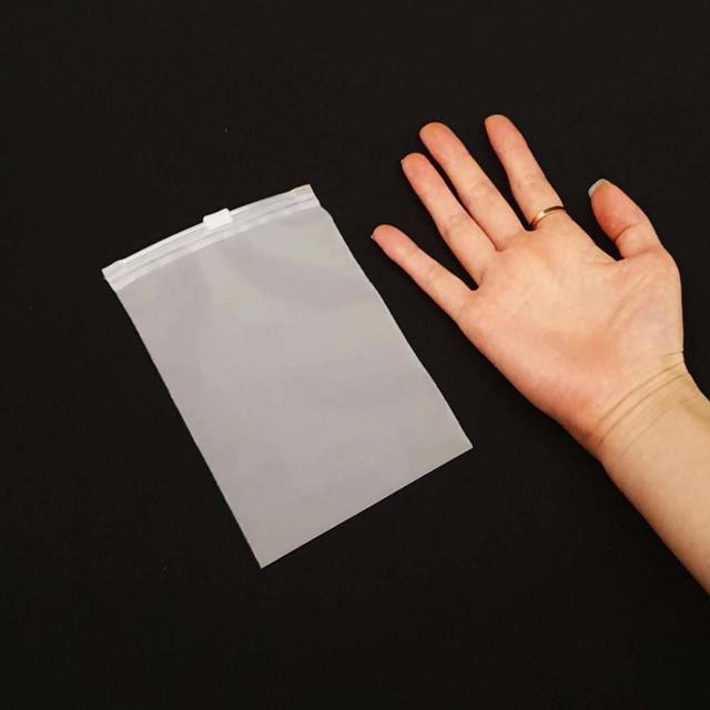 반투명 슬라이드 지퍼백 10x15cm 여행용 파우치