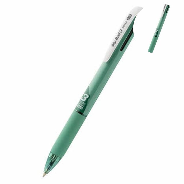볼펜브랜드 고급볼펜 3색 볼펜 0.38mm 그린