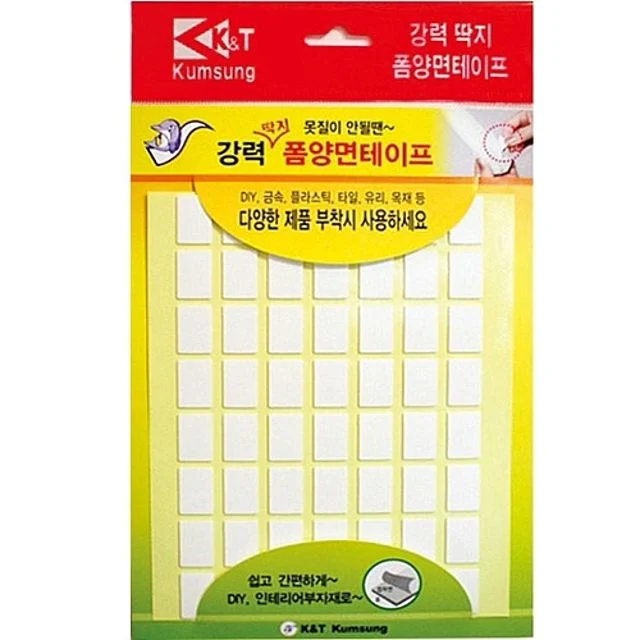 문구사무/양면폼테이프(사각/12x18mm/112개)