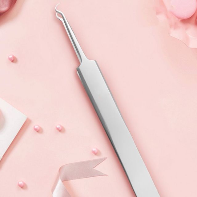 커브형 핀셋 족집게 여드름 피지 제거 핀셋