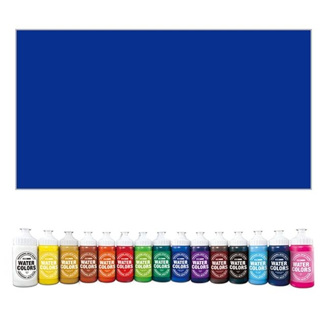 혜명몰 종이나라 비비드 수채화물감 220ml 코발트블루 - 통 (1개입) 비비드컬러 ACRYLICCOLOR 아크릴페인트