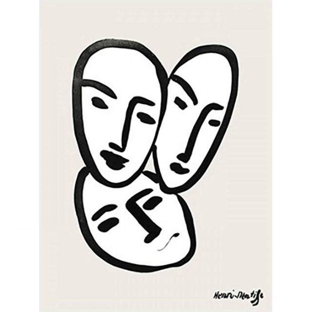 TBZ 앙리마티스 초상화 A (5D)(AB 원형) 보석십자수 30x40