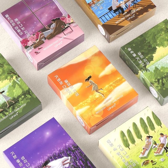 무거워진 발을 가볍게 업앤쉐이프 리커버리 풋케어 발바닥패치 1+1 (총20매)