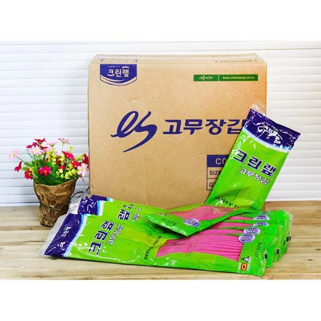 혜명몰 (BOX)크린랩고무장갑(특대)_100개입 위생장갑 실험실장갑 요리장갑 김장장갑 쉐프장갑