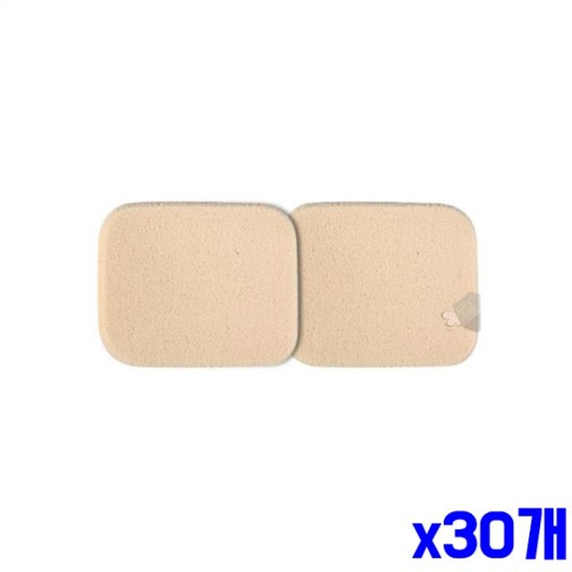 부드러운 사각분첩 2P 53x43mm x30개묶음 페이스 퍼프
