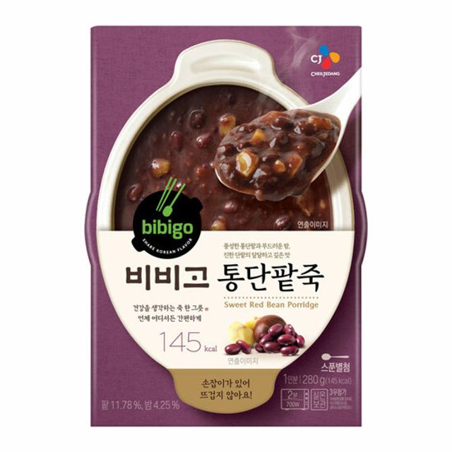 CJ 비비고통단팥죽 280g