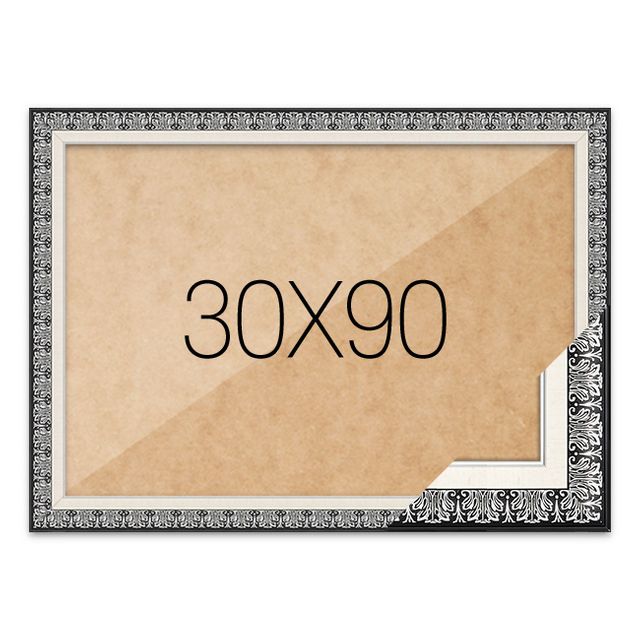 퍼즐액자 30x90 고급형 매트블랙