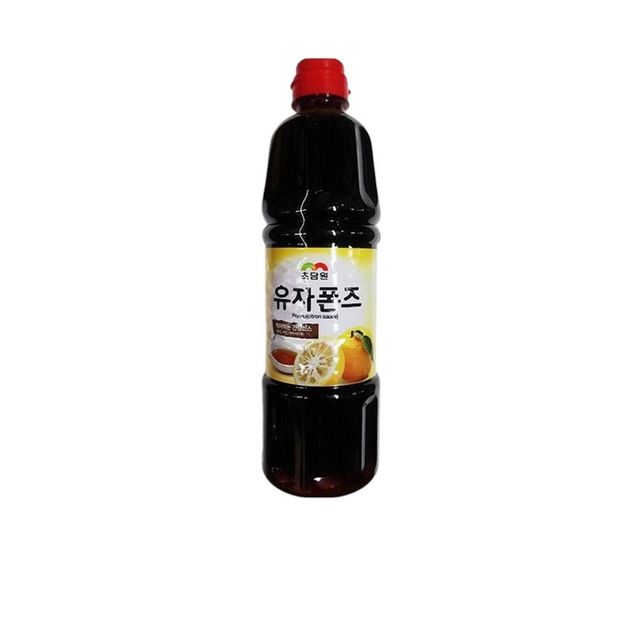 도매 초담원 유자폰즈소스 유통 0.9L1개 식자재 유자