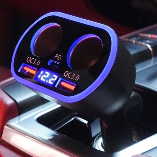차량용 USB 듀얼포트 PD 고속충전 시거잭 QC3.0