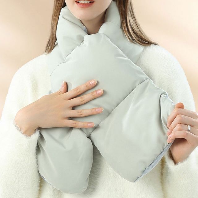 포근한 커플 와이드 패딩 겨울머플러 방한넥워머