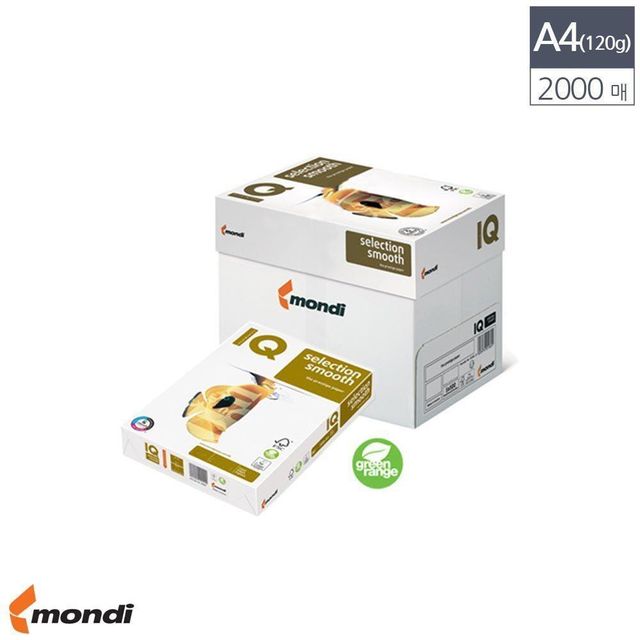 A4 다용도 복사용지 120g 2000매 고급용지 종이 프린