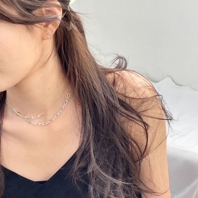 crystal clear necklace