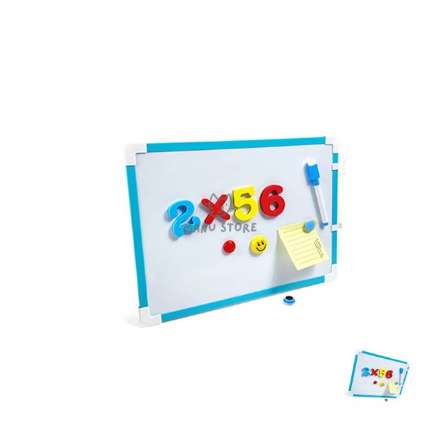 화이트보드자석 자석보드판 칼라 양면 화이트보드 세트 20x30cm 자석2+펜