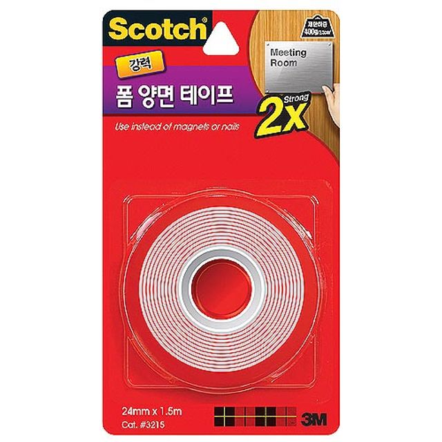 3M)폼양면테이프(3215/24mmx1.5m/강력)