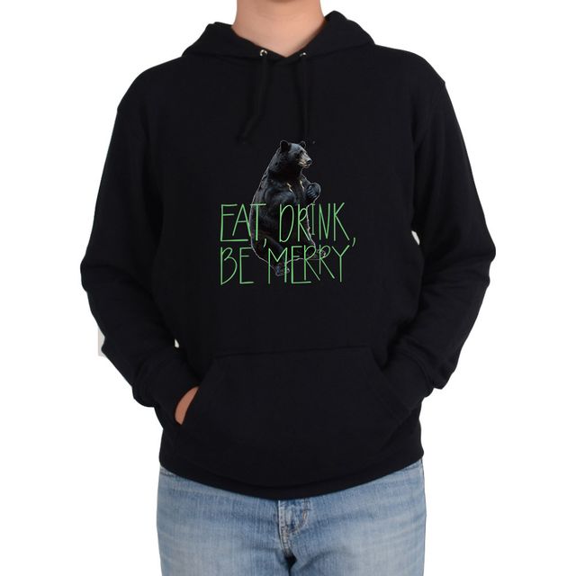 기모후드티 fat drink 곰 bear be merry그림 다양한색상 전사이즈