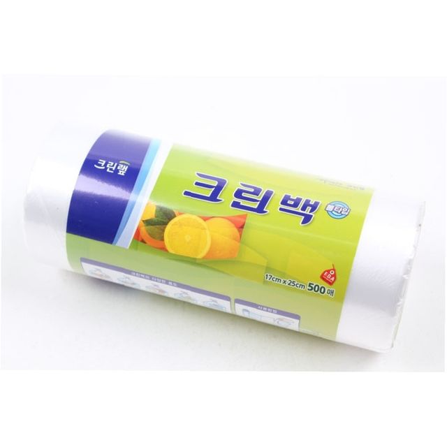 크린롤백 17X25 500매 크린랩 크린봉투 비닐봉투