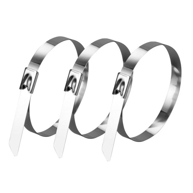 4.6x150mm 100P 스테인레스 케이블 타이 스텐 스틸