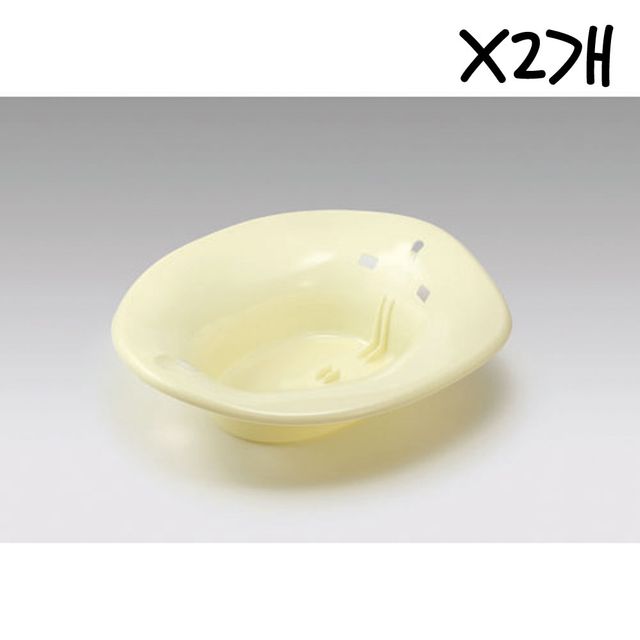 현대 좌욕기(소프트) 2500ml 아이보리 X2개 좌욕판
