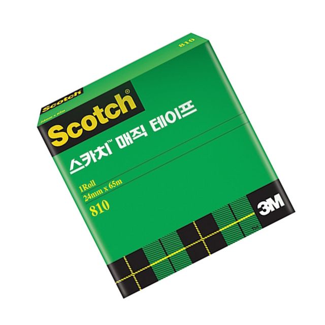 3M 스카치 매직테이프 리필 3인치 12x65 1P 접착 정리