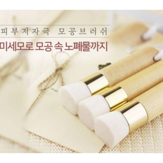 TBZ 원목 미세모 모공 딥클렌징 브러쉬 메이크업브러쉬