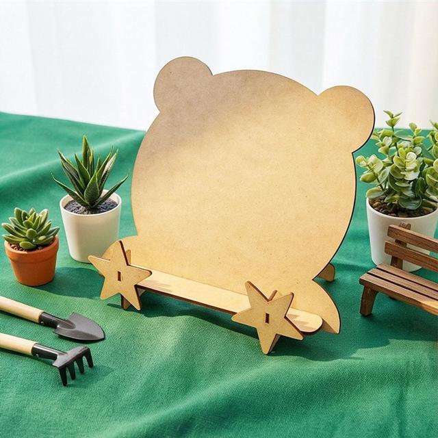 우드공예 MDF 독서대 DIY 만들기 곰 디자인 20개입