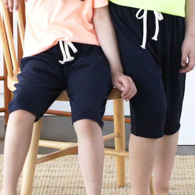 휴가철 아이옷 편하게 코디하는 허리끈 배기 팬츠