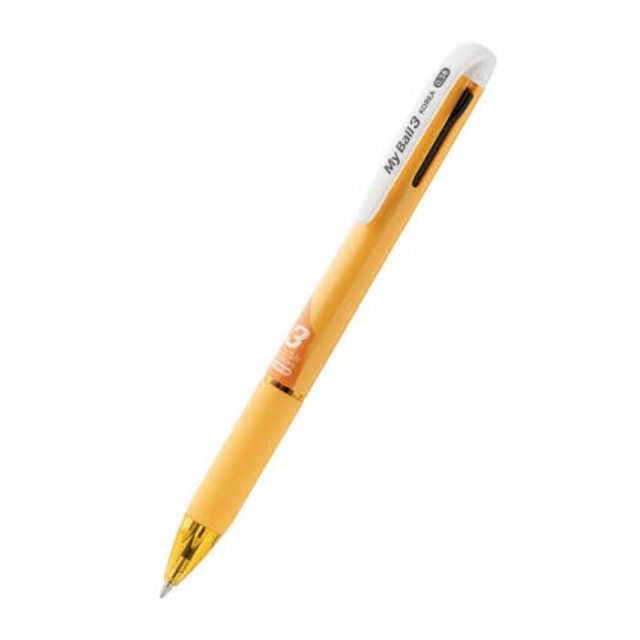 혜명몰 마이펜)마이볼3색 볼펜(0.38mm/엘로우) 예쁜볼펜 판촉물볼펜 선물용볼펜 파란색볼펜 볼펜판촉물