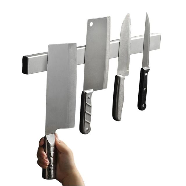 304스텐 자석 칼블럭 (30cm 실버)