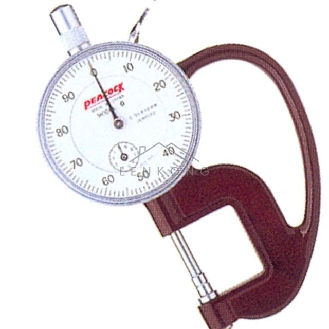 페인트도막두께측정기 종이두께측정기 다이얼 치크니스게이지 10mmx0.01/평5mm 1EA