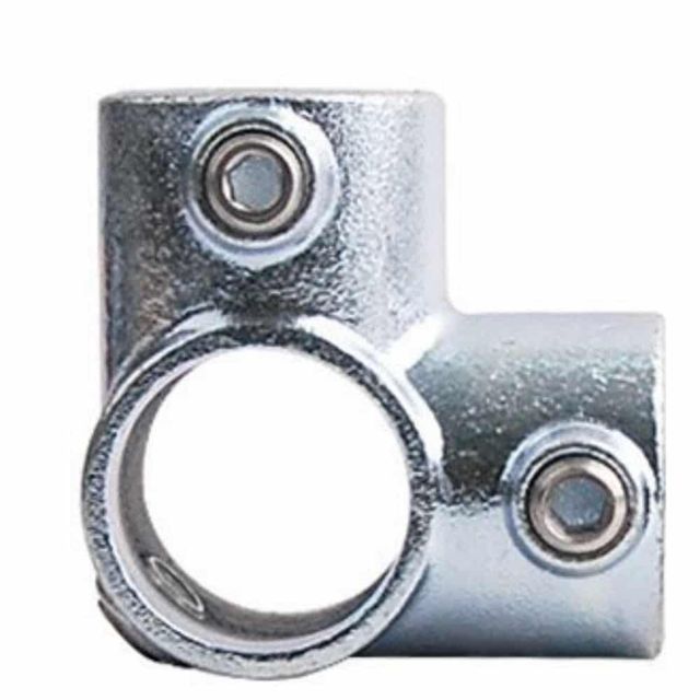 파이프 연결구 32A-42.4mm 실버 앵글클램프 빔클램프