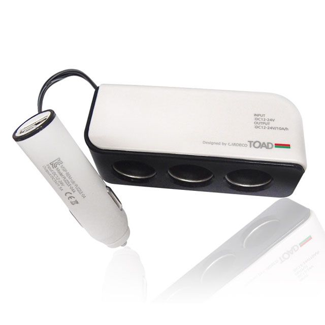 혜명몰 토드 USB 3구소켓 0190 차량충전포트 차량용품 4구3켓 충전포트 차량악세서리