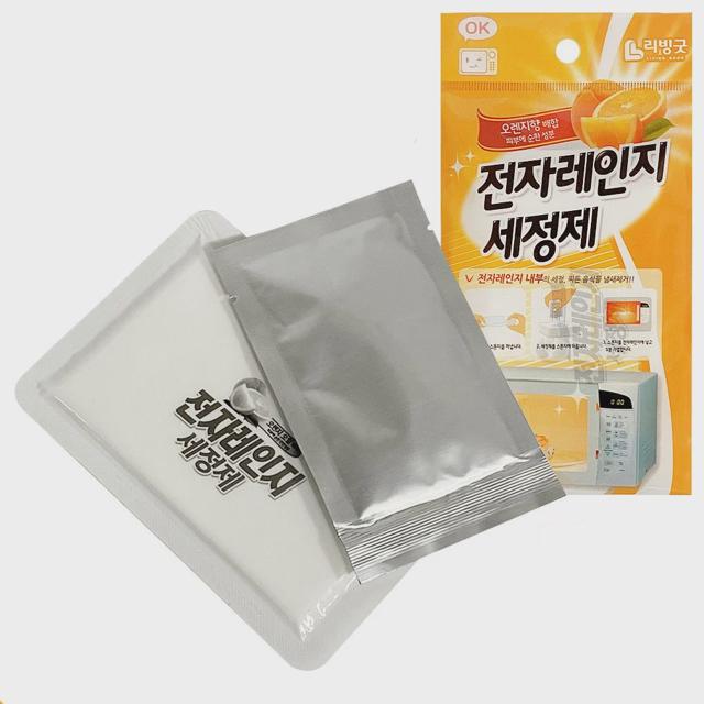 리빙굿 전자레인지 세정제(오렌지향) 전자렌지청소