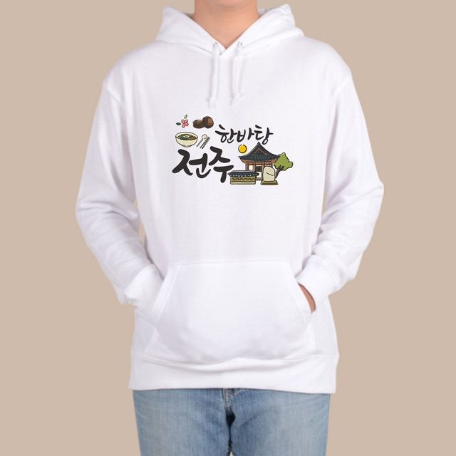 헤비후드티 전색상 전주 한옥마을 그림 디자인 국내여행 티셔츠