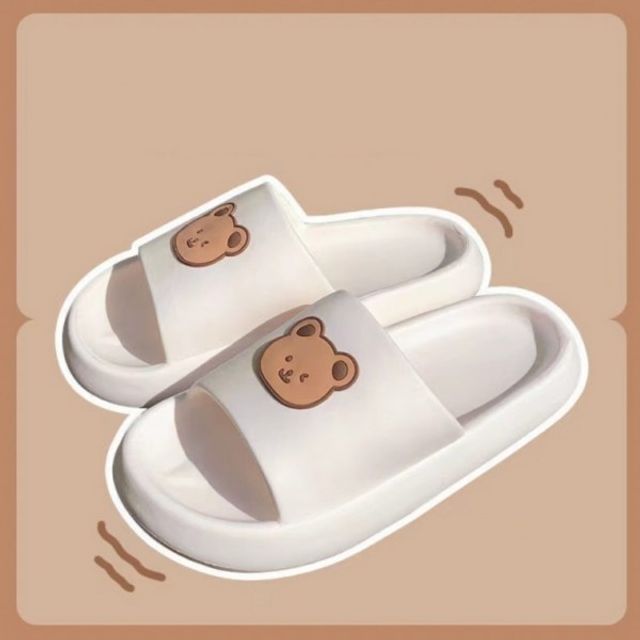 곰돌이 여성실내화 구름 캐릭터 슬리퍼 거실화 실내화