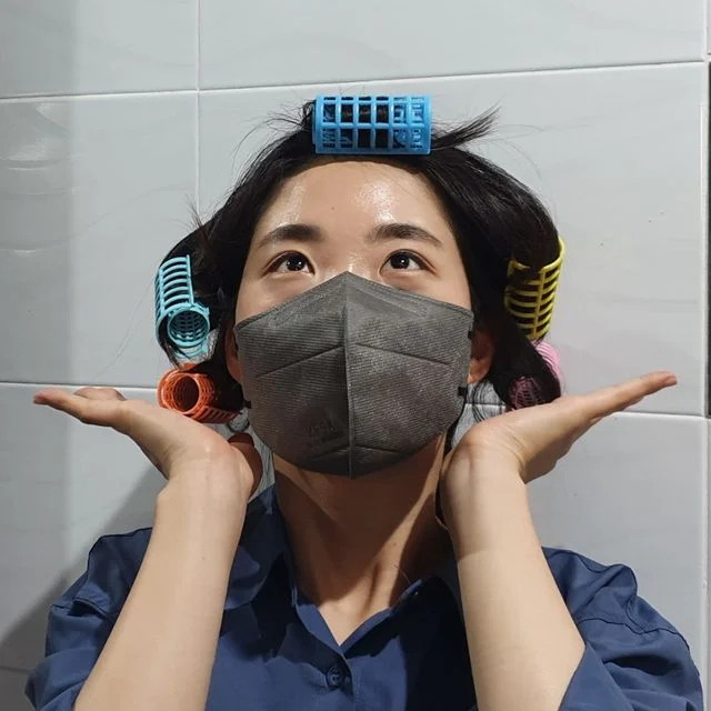 헤어롤 앞머리 왕그루프 5P