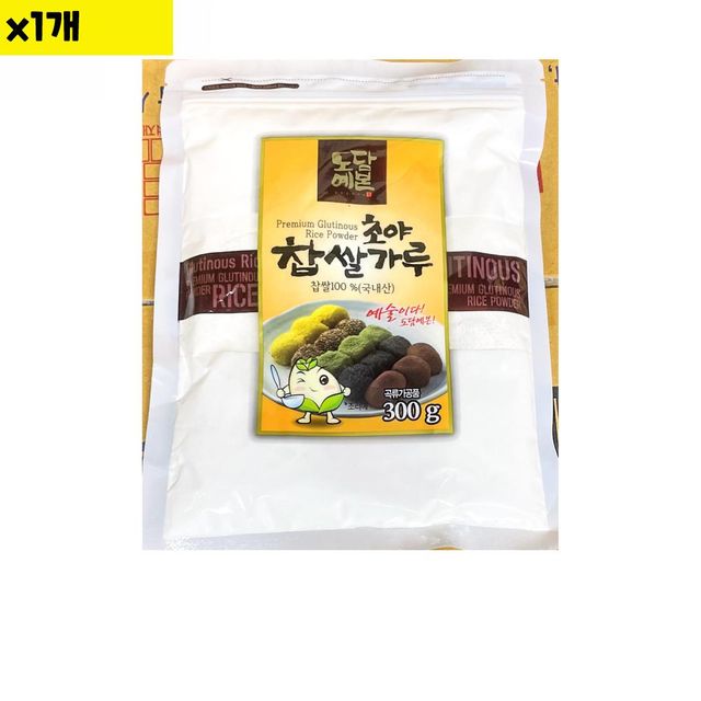 식자재 초야 찹쌀가루 국산 100% 300g x1개