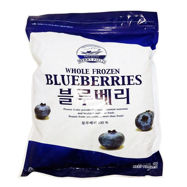 칠레산 블루베리 급속 냉동 베리필드 블루베리 1kg