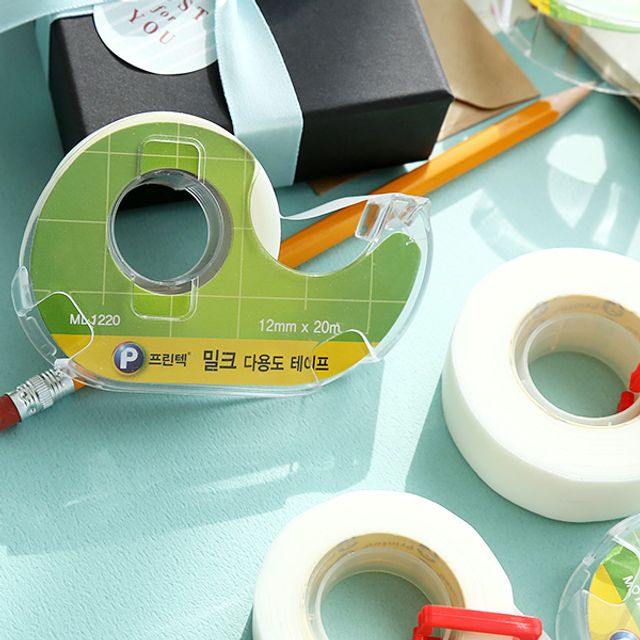 다용도 테이프 12mm 20m 백색테이프 화이트테이프