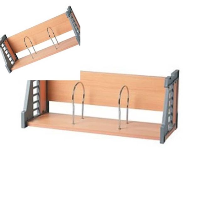 원목1층만능책꽂이 600x250x250mm 3단 책엔드 파일스탠드 독서거치대 책상정리함