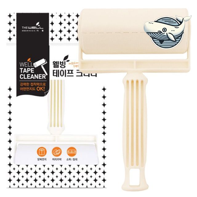 청소용 티자형 롤 클리너 10cm 제거 테이프